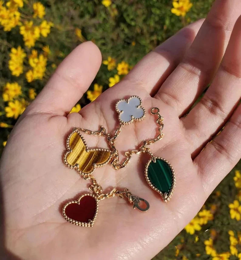 Pulseira Alhambra Heart and Butterfly