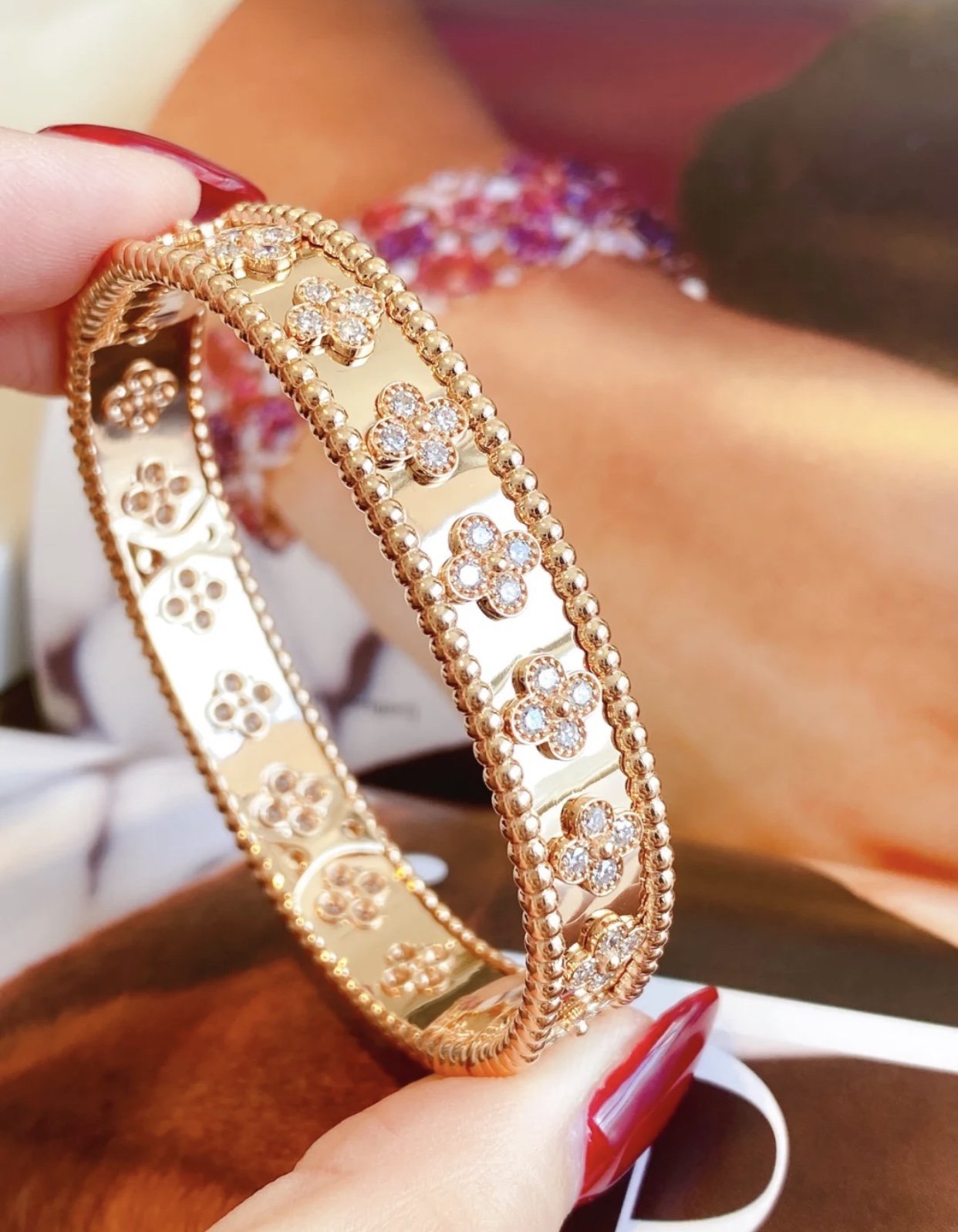 Pulseira Perlée Clovers