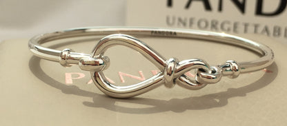 Pulseira Rígido Fecho Infinito Assimétrico
