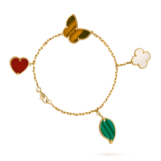 Pulseira Alhambra Heart and Butterfly