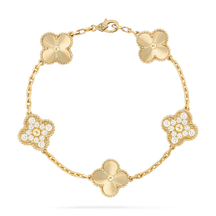 Pulseira Vintage Alhambra Guilloche