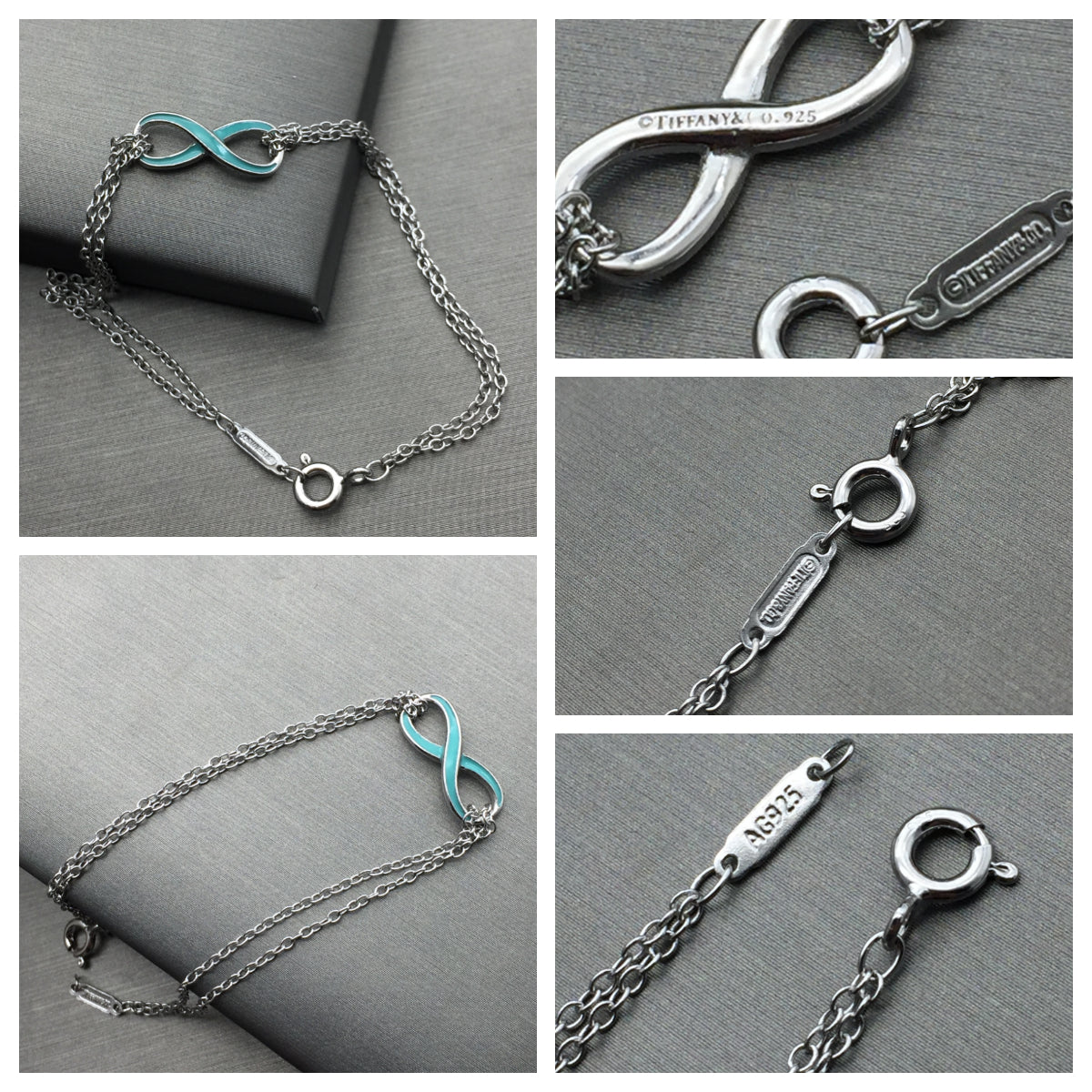 Pulseira Infinity Turquesa