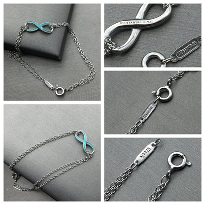 Pulseira Infinity Turquesa