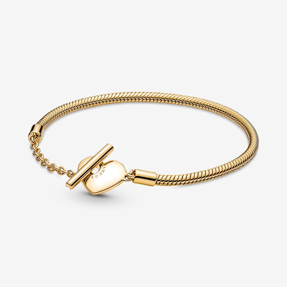 Pulseira Fecho Coração em T