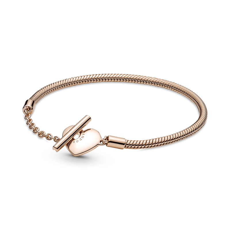Pulseira Fecho Coração em T