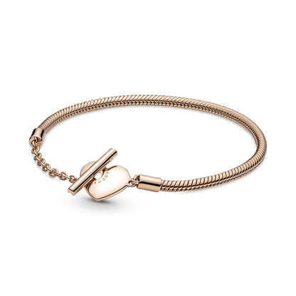 Pulseira Fecho Coração em T