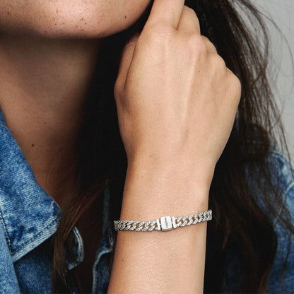 Pulseira de Corrente Pavé Atemporal