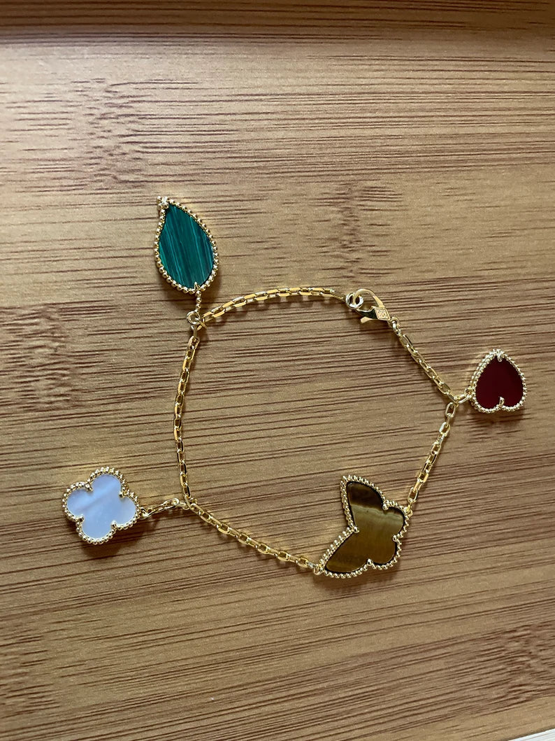 Pulseira Alhambra Heart and Butterfly